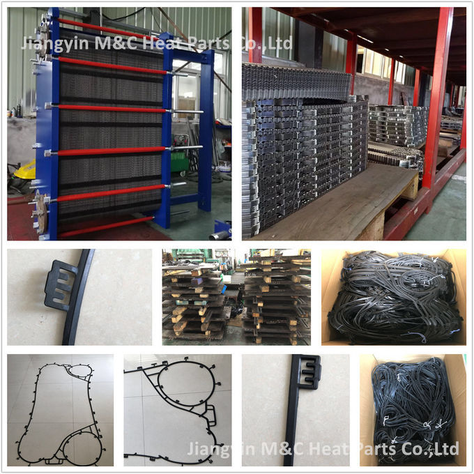 TL850SS Chemical Food Beverages NBR EPDM HNBR Heat Exchanger Gasket