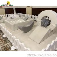 Soft Play Outdoor Equipment Set Playground Area Kids Indoor Grey White