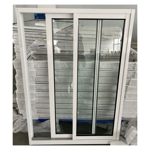 Fiberglass Fly Screen Aluminium Sliding Window And Door White Double Glass Windows