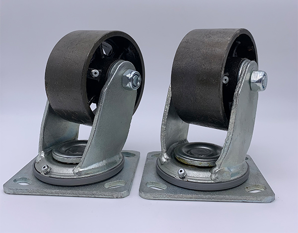 5 Inch Steel Swivel Plate Caster Wheels Industrial Caster
