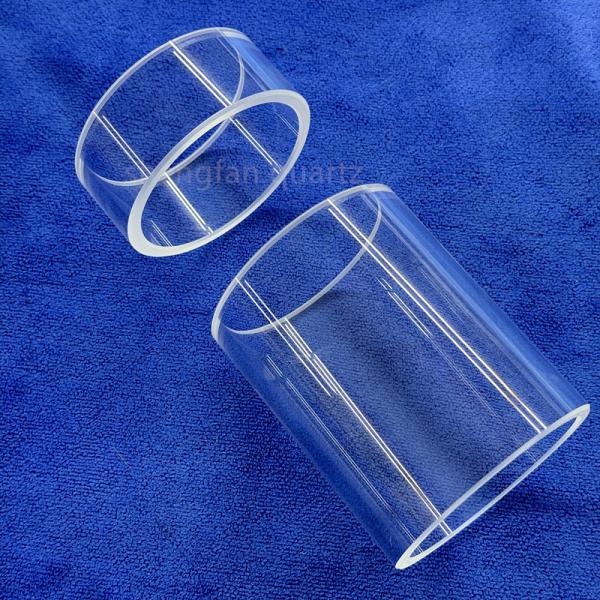 High Purify Customized Polished Transparent Glass Quartz Tube