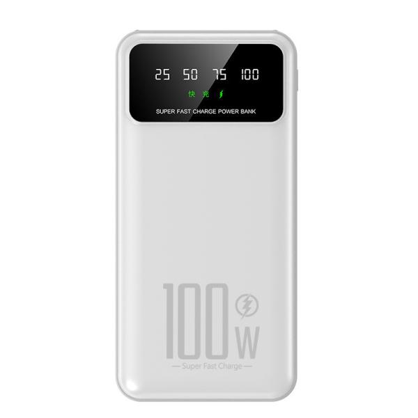 100W 10000mAh Cell Phone Power Bank 66W  LED Power Bank With 2A Overcharge Protection