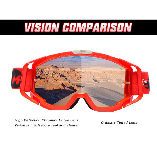 Customized Logo TPU PC Special Racing Custom Motocross Goggles with Special Design