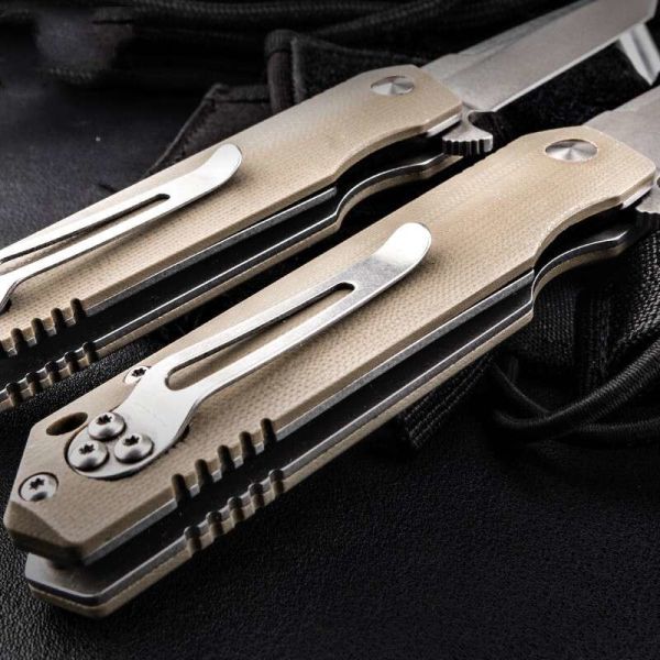 0.65ft 200mm Folding Pocket Knife Wood Handle Anti Erosion For  Camping