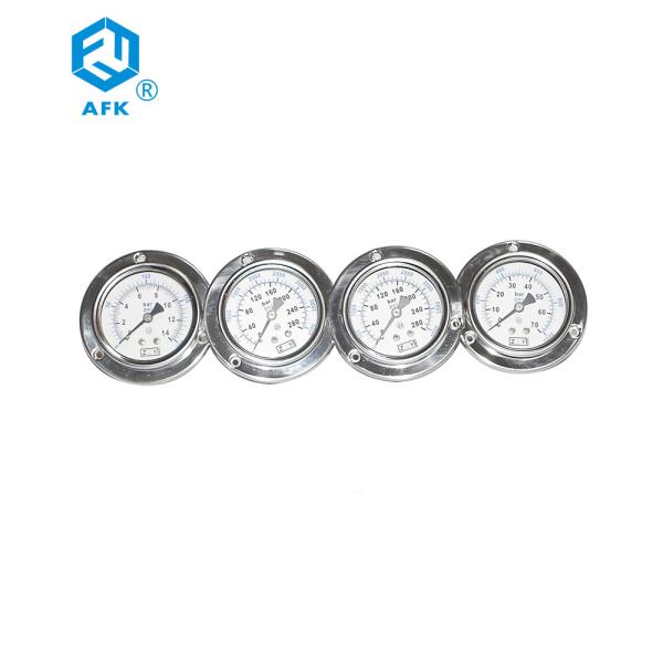 óleo hidráulico de calibre de pressão 2.5in do gás de 63mm SUS304 Digitas