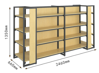 Четырехколонный комбинированный экран для супермаркетов Аптеки и канцелярские магазины