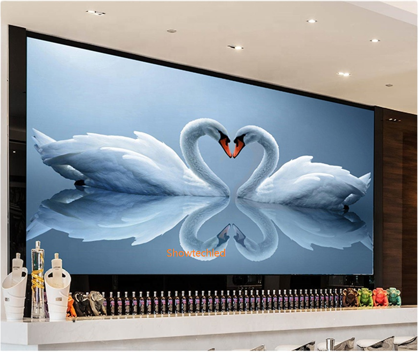 Крытый исправленный дисплей СИД установки экрана 640x480MM СИД 1.667mm ультра тонкий фиксированный