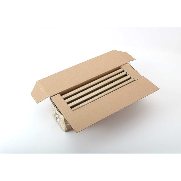 Round Anodized White 0.6mm Metal Pipe Curtain Rod