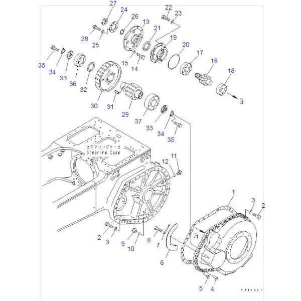 170-09-13230 170-09-13210 170-09-13240 Bearing For Komatsu D155 Bulldozer Final Drive