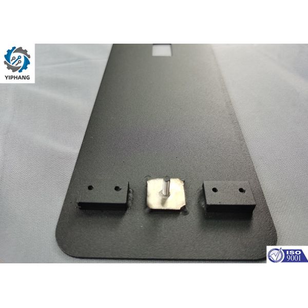 SPCC Cold Roll Steel Textured Black Powder Coated Sheet Metal Electric Cabinet Door