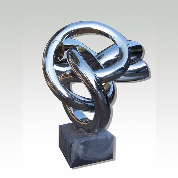 OEM Home Decor Sculptures Abstract Mirror Polished Stainless Steel Sculpture