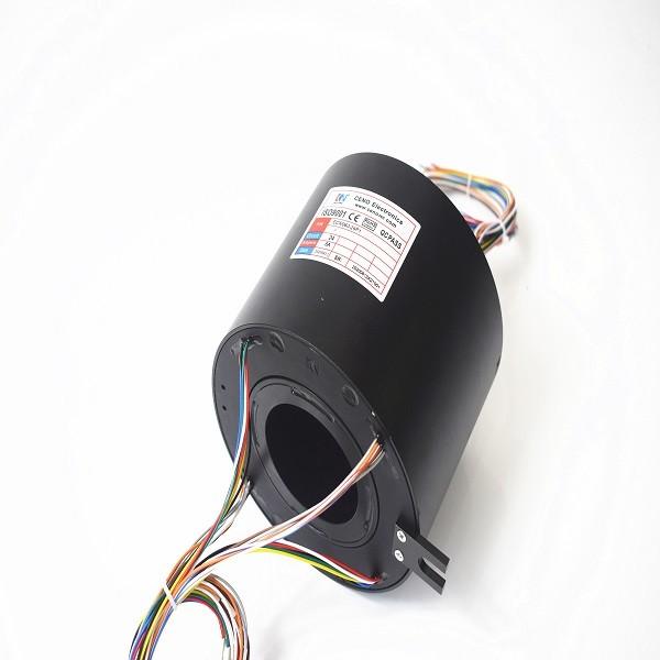 ECN060-24P1 0~380VDC 60m m 300rpm a través del anillo colectando del agujero