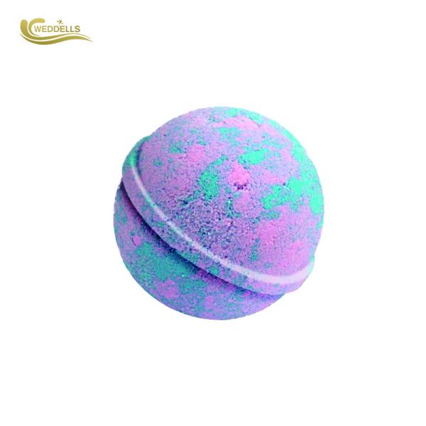 Two Color Mixed Custom Bath Bombs With 100% Natural Fruit Scents Essential Oil