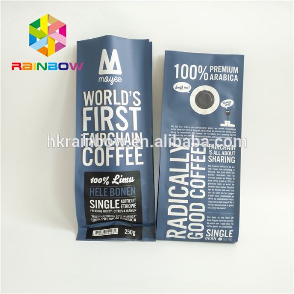 Алюминиевая фольга плоского дна кладет в мешки для упаковки кофейного зерна/конфеты/шоколада