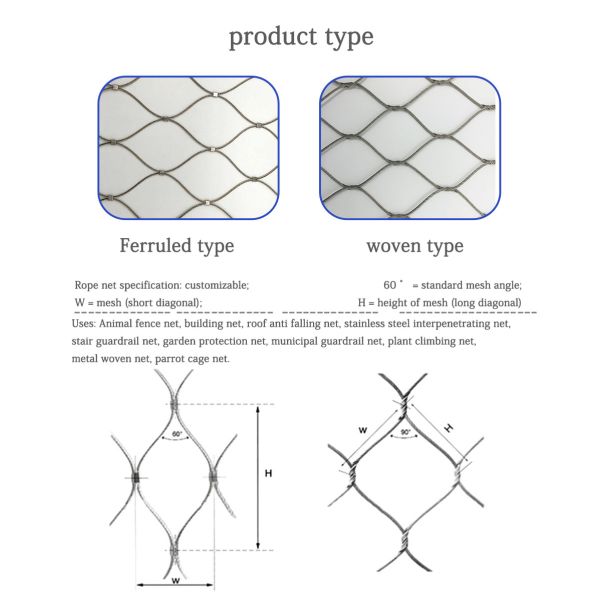 7X7 Animal Fence Netting 1.5mm Diameter Flexible Enclosure Wire Mesh For Aviary Building
