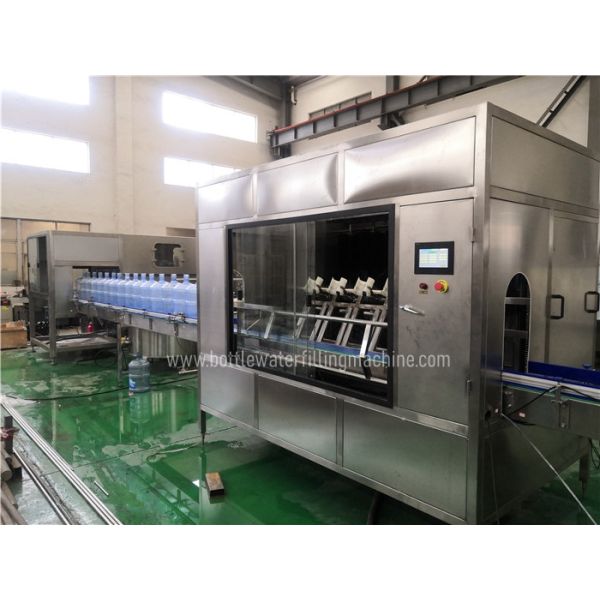 SUS304 600BPH Automatic 20 Liters 5 Gallon Water Bottling Machine With Decapper