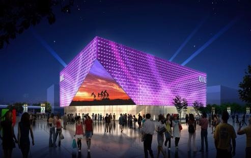 Внешние светодиодные точечные огни водонепроницаемые для наружных стен Рекламные огни