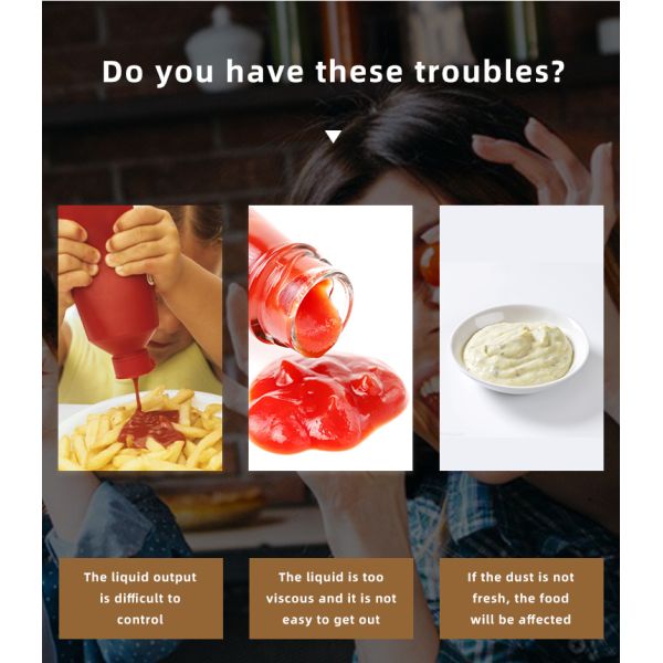 UKPACK'S 54-410 Пластиковый насос соуса 10 мл 15 мл 20 мл 30 мл Пищевой диспенсерный насос