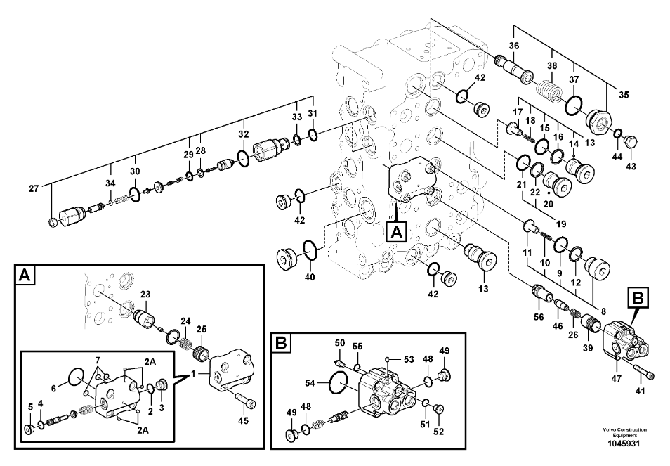 14720610 VOE14720610 Главное управление клапаном EC350D MCV Управление клапаном