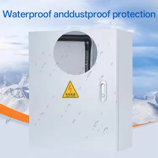 IP55-rated Stainless Steel Electrical Distribution Box 380V Power Distribution Cabinet for Outdoor Industrial Use