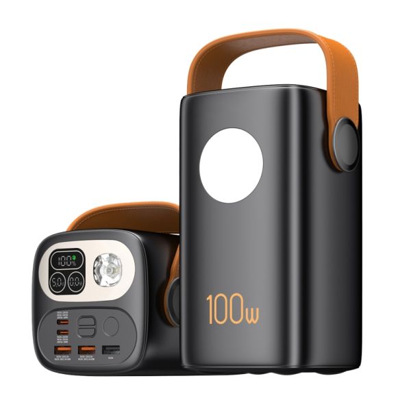 Quick Charge Laptop Power Station 100W 60000mah with LED Display