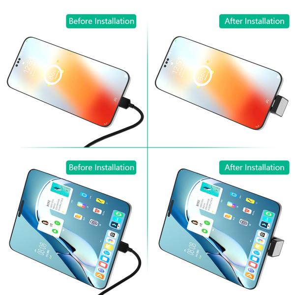 Adaptateur USB C de type C de 90 degrés de sexe masculin à féminin, Adaptateur USB 3.1 de type C de sexe masculin à féminin pour ordinateur portable et tablette