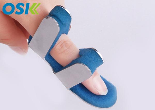 Blue Foam Pad Broken Bone Splint Finger Arthritis Protector Easy To Carry