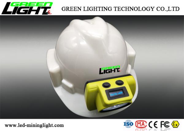 385lum CREE LED Miners Cap Lamp ABS Material 6800mA Battery Capacity High Brightness