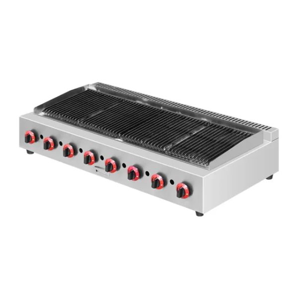 Restaurant Commercial Gas Griller 304 Stainless Steel Material