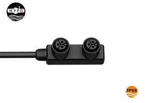 IP68 3 Pin 1 em 2 para fora do conector da conformidade M19 de RoHS