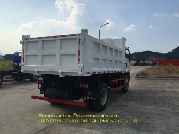 Hydraulic Light Duty Commercial Trucks Sinotruk Howo Transport 4x2 Dump Truck