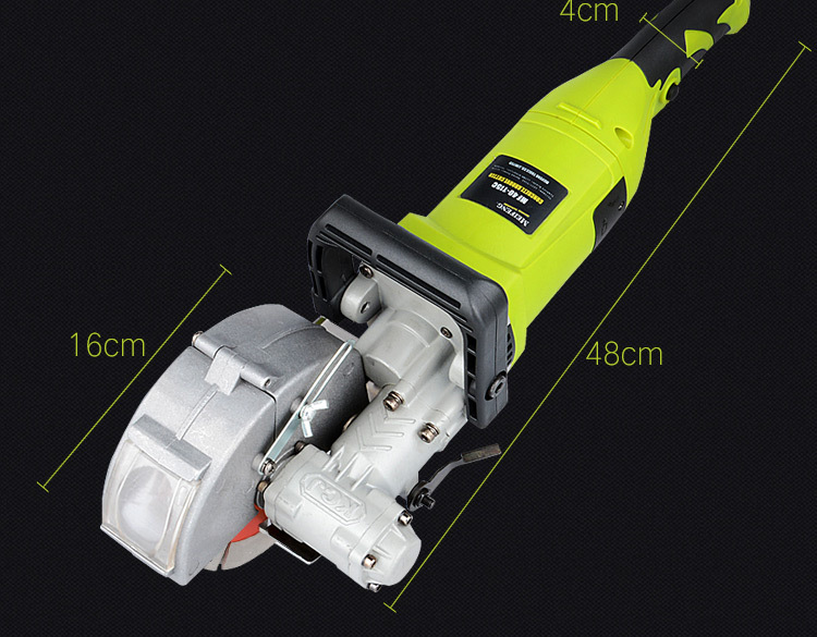 Slotting Machine 220V Dustless Wall Slotting Machine Automatic Concrete Cutting Machine for Electrical Installation