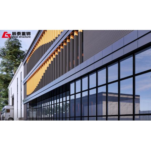 Taller de construcción prefabricada de estructuras de acero para la producción industrial