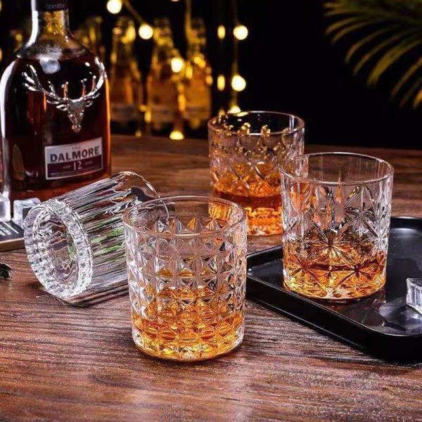 300ml Capacity Whiskey Tequila Cup with Max Diamond Glassware and Exquisite Tumbler
