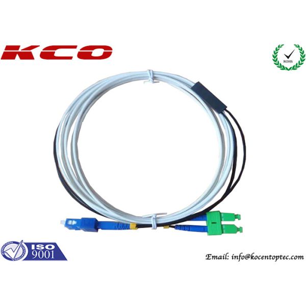 FTTH Drop Cable Fiber Optic Patch Cord SC / UPC-SC / APC Single Mode Duplex Sm Dx Patch Cord