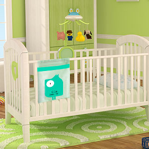 Biodegradable Easy Stick-On Disposable Car Trash Bag, Compostable Cornstarchbag Leakproof Vomit Bag, Kitchen Storage Bag