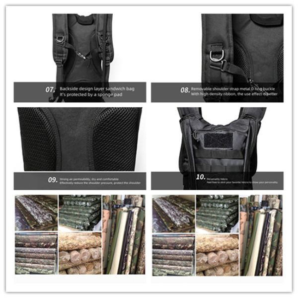 Multifunctional Hydration 3L Military Water Bag 900D Oxford Fabric