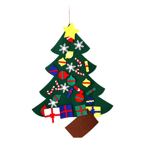 3D DIY 26pcs Detachable Ornaments Christmas Decorations 94*78cm
