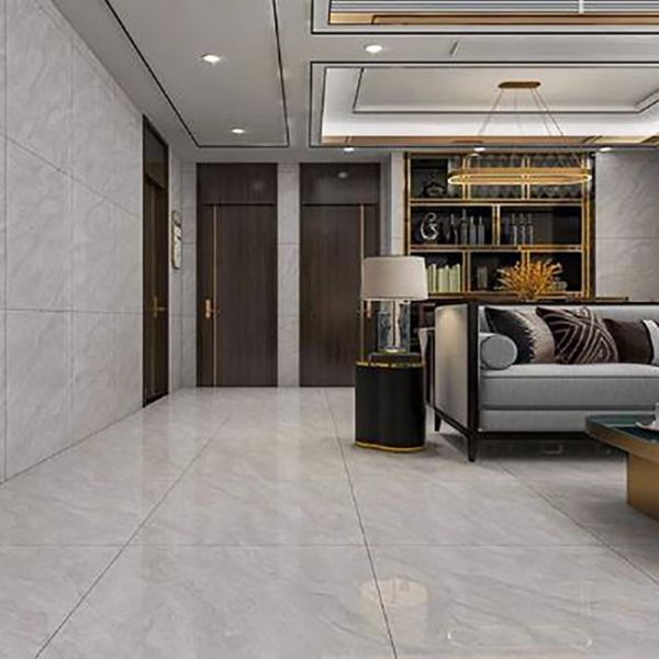 Полное тело застеклило плитки пола фарфора керамических плиток серые мраморные отполированные