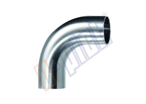 304 Stainless Steel Plumbing Fittings 90 Degree Long Elbow For Seawater RO System