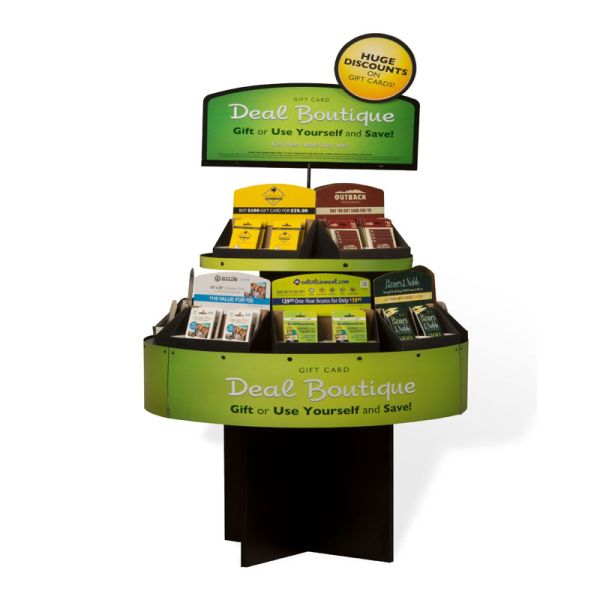 Advertising Custom Printed Cardboard Display Rack Stand for Retail Shops and Printing