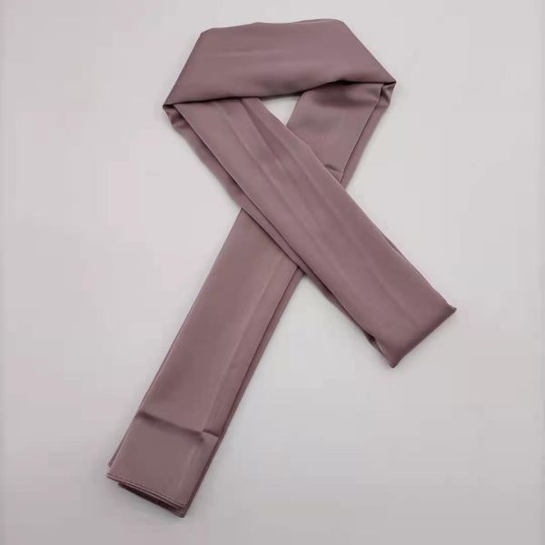 Wholesale High Quality Plain Soft Satin Silk Hijab Shawl Fashion Headscarf Solid Colors Scarf for Women