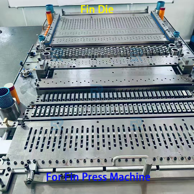 High Speed Fin Press Die And Servo Control Fin Press Line For Pressing Aluminum Foil