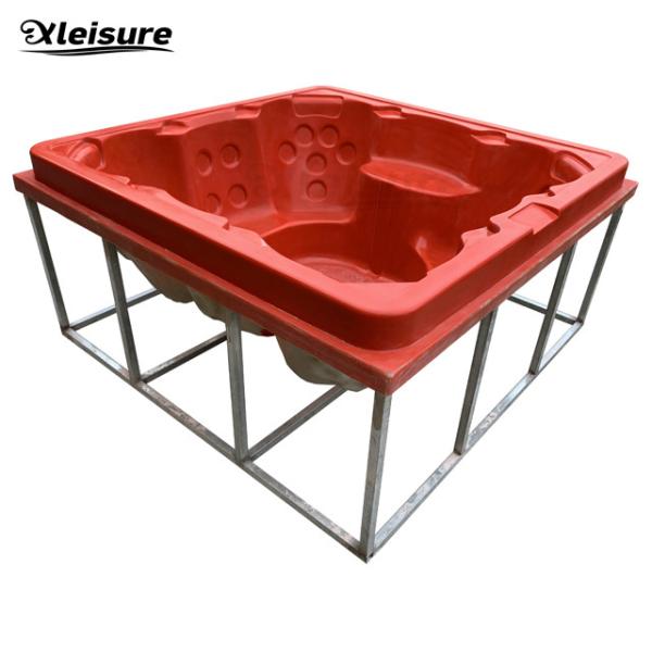 8-person todo-seater molde quadrado da banheira de hidromassagem para a banheira de hidromassagem madeira-ateada fogo, banheira de hidromassagem com queimador de madeira, banheira de hidromassagem com uma banheira do fogão