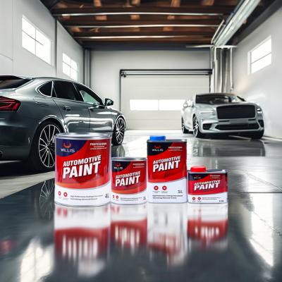 High Hardness Car Refinish Paint , Mirror Like Metallic Car Spray Paint