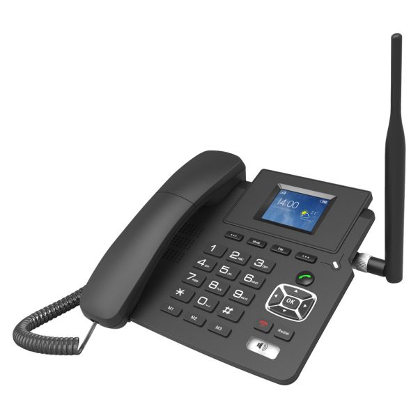 Modern High-End 4G Full Bands Cordless Phone with SIM Slot POE Network VoIP Products Wifi Conference Features