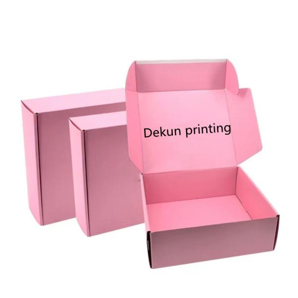 CMYK Printed Corrugated Cardboard Folding Gift Box / Rectangle Shape Cardboard Giftbox