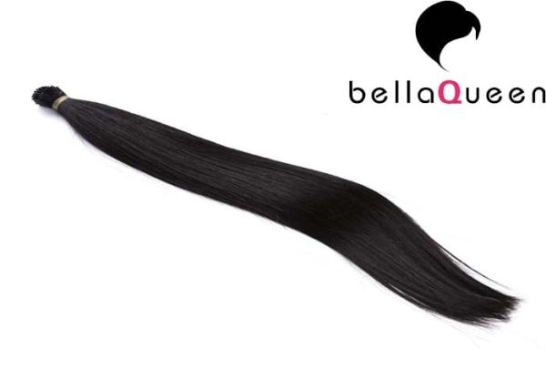 A queratina 100% do cabelo humano do Virgin da categoria 7a lisa - derrube extensões do cabelo