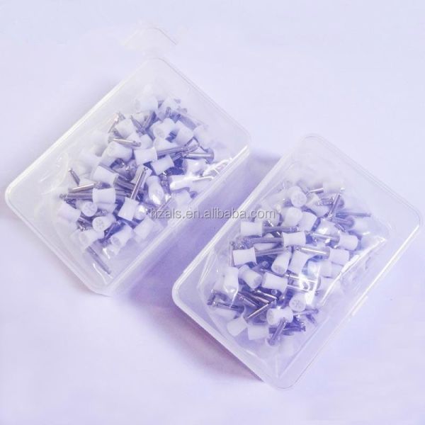 Class I Instrument Dental Lab White Polishing Cup Prophy Brush Dental 100pcs/Bag