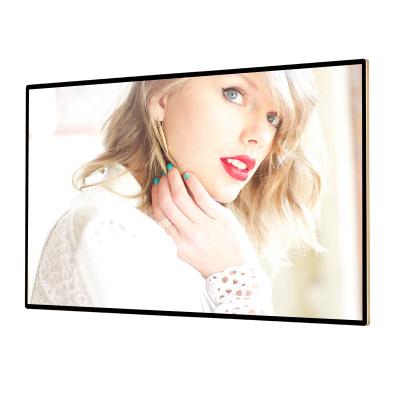 Indoor Wall Slimline Digital Advertising Displays LCD Player